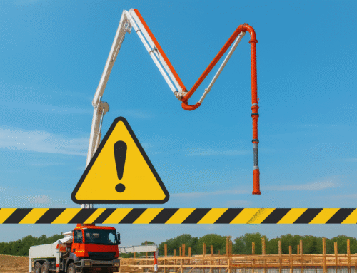 Concrete Placing Boom Pump Reducer Drop Safety Alert!